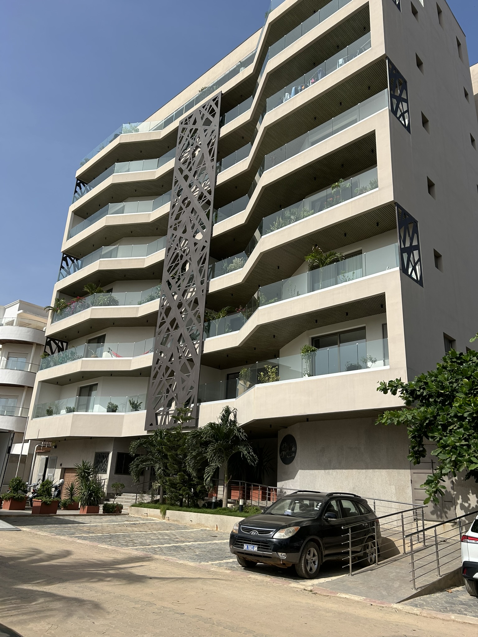 Intérieur luxueux Résidence Jasmin Dakar Almadies
